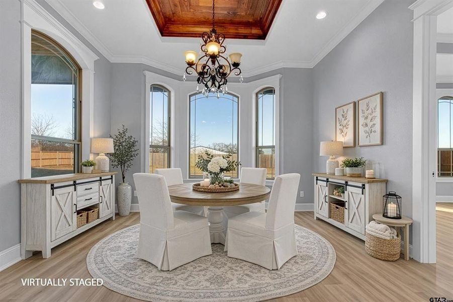 Furnished interior view inside a new home in , Hideaway (Image 26).