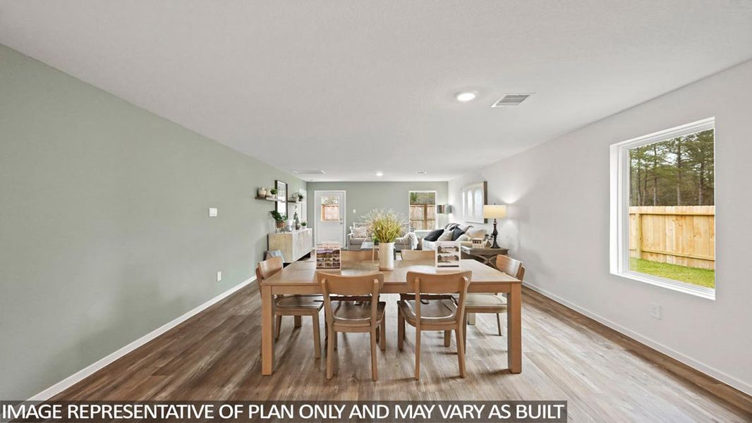 Furnished interior view inside a new home in Lexington Heights, Willis (Image 11).