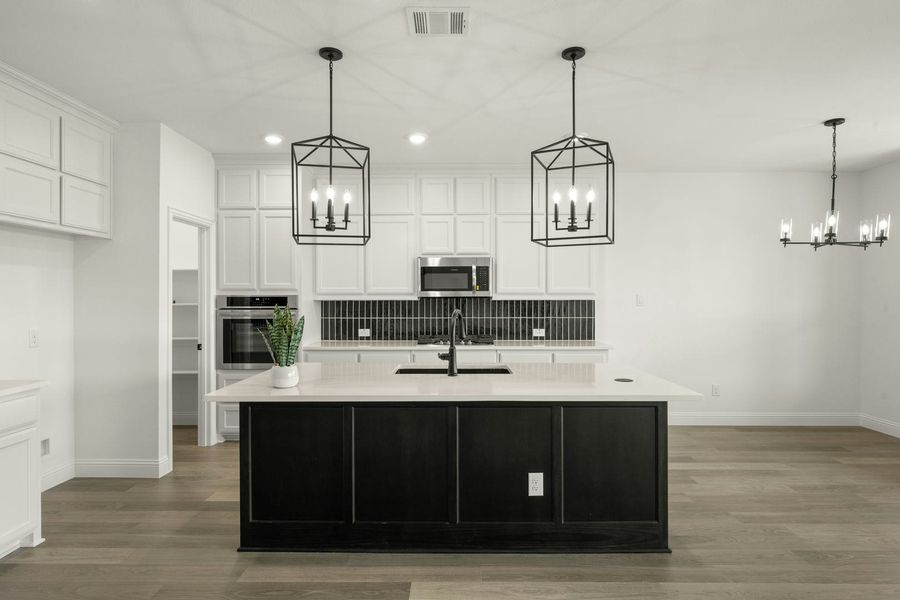 Furnished interior view inside a new home in Westside Preserve, Midlothian (Image 11).