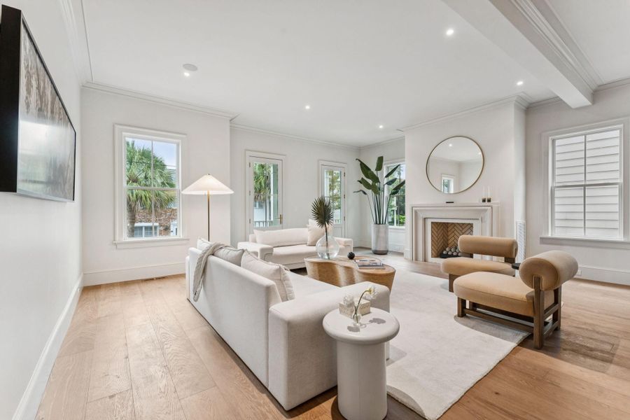 Furnished interior view inside a new home in , Charleston (Image 4).