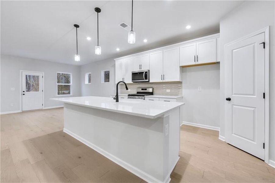 Furnished interior view inside a new home in Briar Creek, Atlanta (Image 11).
