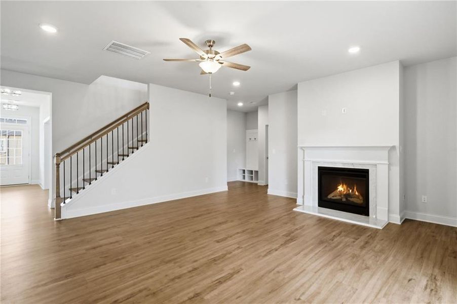 Spacious, unfurnished interior of a new home in Carmichael Farms, Canton (Image 21).
