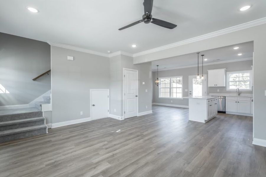 Spacious, unfurnished interior of a new home in The Nassau, Chattanooga (Image 28).