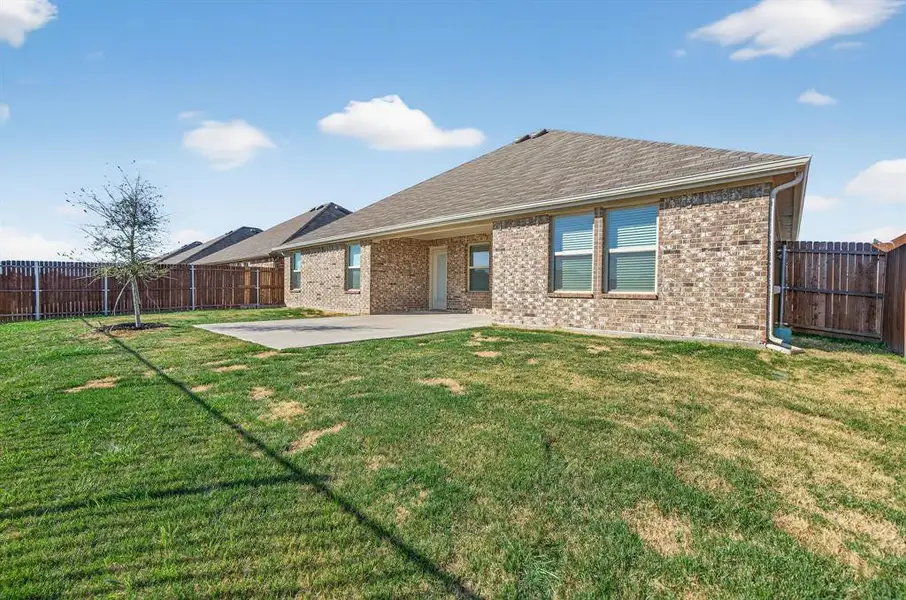 Exterior details and patio area of a home in , Caddo Mills (Image 3). Exterior details and patio area of a home in , Caddo Mills (Image 3).