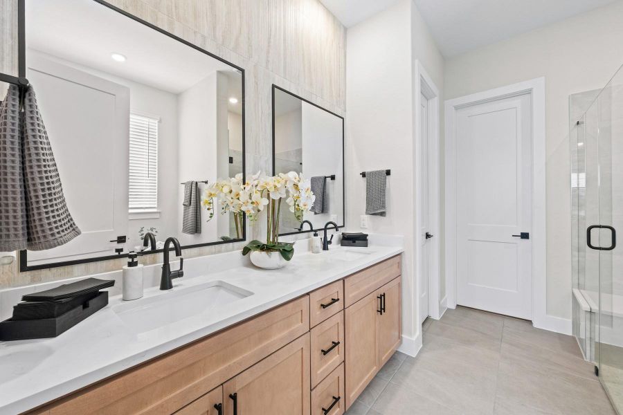 Furnished interior view inside a new home in , Jarrell (Image 8).