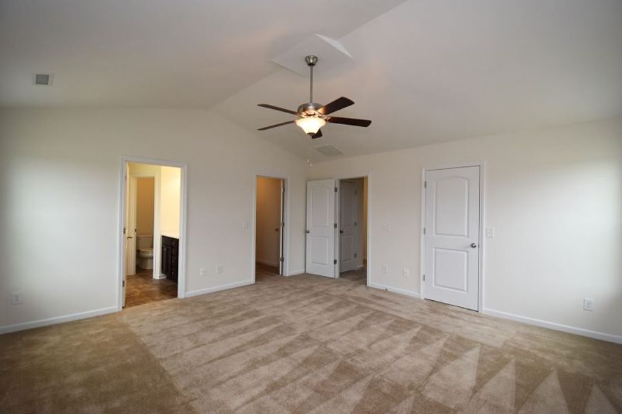 Representative unfurnished interior of a home built from the Irvine by Keystone Homes NC in Brassfield Meadows, Burlington (Image 64).