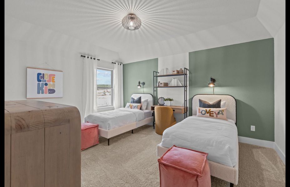 Furnished interior view inside a new home in Corley Farms, Boerne (Image 12).