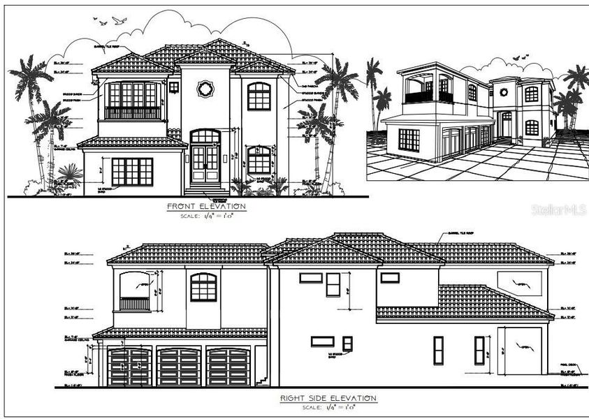 Front and Side Plans