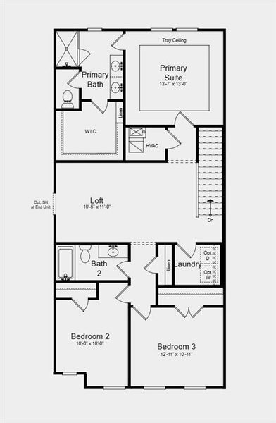 2D floor plan layout of this home in Weatherfield, Buford, GA (Image 2). 2D floor plan layout of this home in Weatherfield, Buford, GA (Image 2).