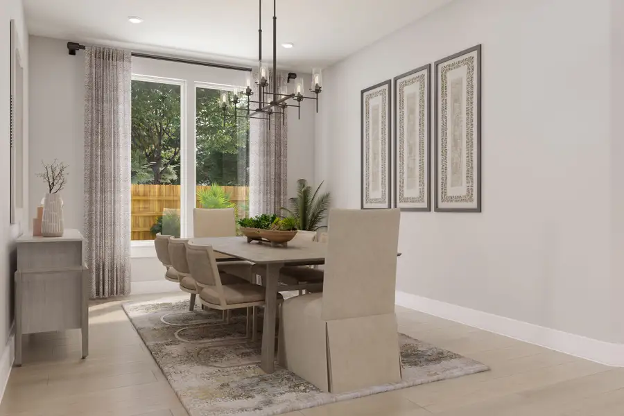 Furnished interior view inside a new home in Trillium, Richmond (Image 7).