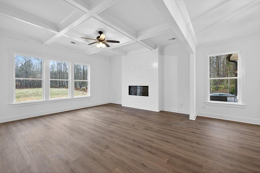 Spacious, unfurnished interior of a new home in , Statham (Image 34).