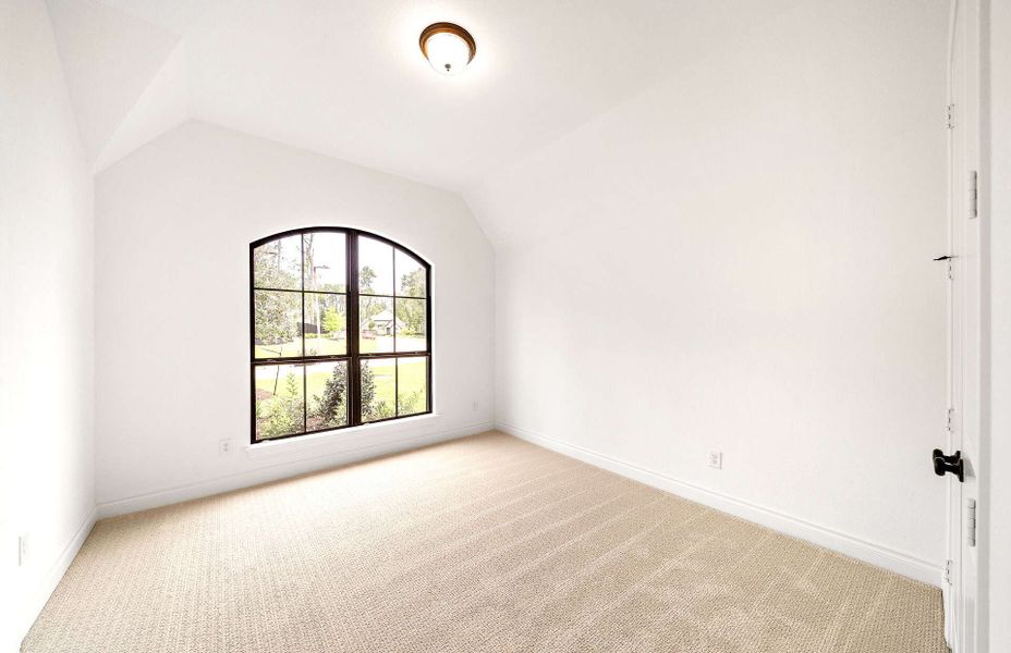 Spacious, unfurnished interior of a new home in Bridgeland 60′, Cypress (Image 29).