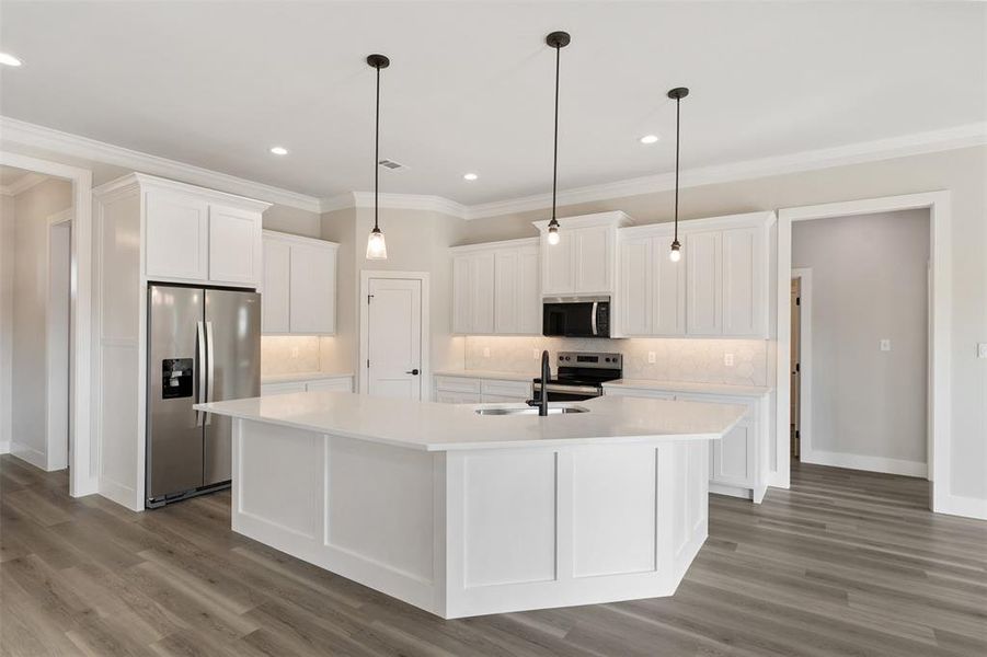 Furnished interior view inside a new home in , Mabank (Image 13).