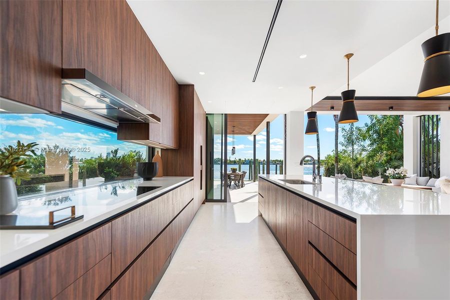 Furnished interior view inside a new home in , Miami Beach (Image 17).