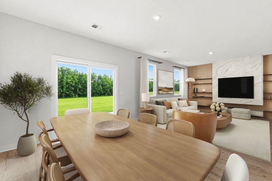 Representative furnished interior of a home built from the The Nathaniel by Stanley Martin Homes in Abney Hills Estates, Blythewood (Image 10).