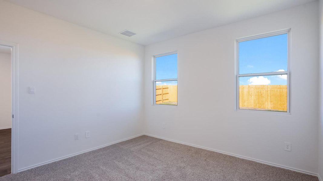 Spacious, unfurnished interior of a new home in Marigold, Uhland (Image 12). Spacious, unfurnished interior of a new home in Marigold, Uhland (Image 12).