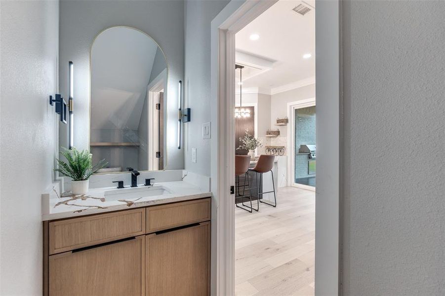 Furnished interior view inside a new home in , Whitney (Image 16).