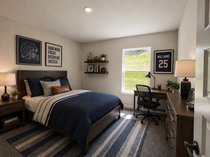 Furnished interior view inside a new home in Abbey Glen, Dade City (Image 12).