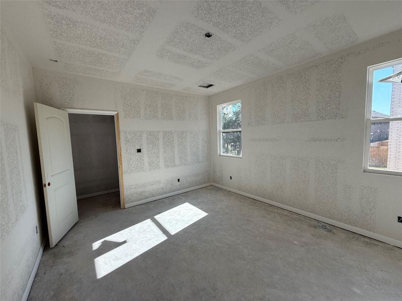 In-progress construction of a new home in The Cottages at La Cima, San Marcos, TX (Image 23).