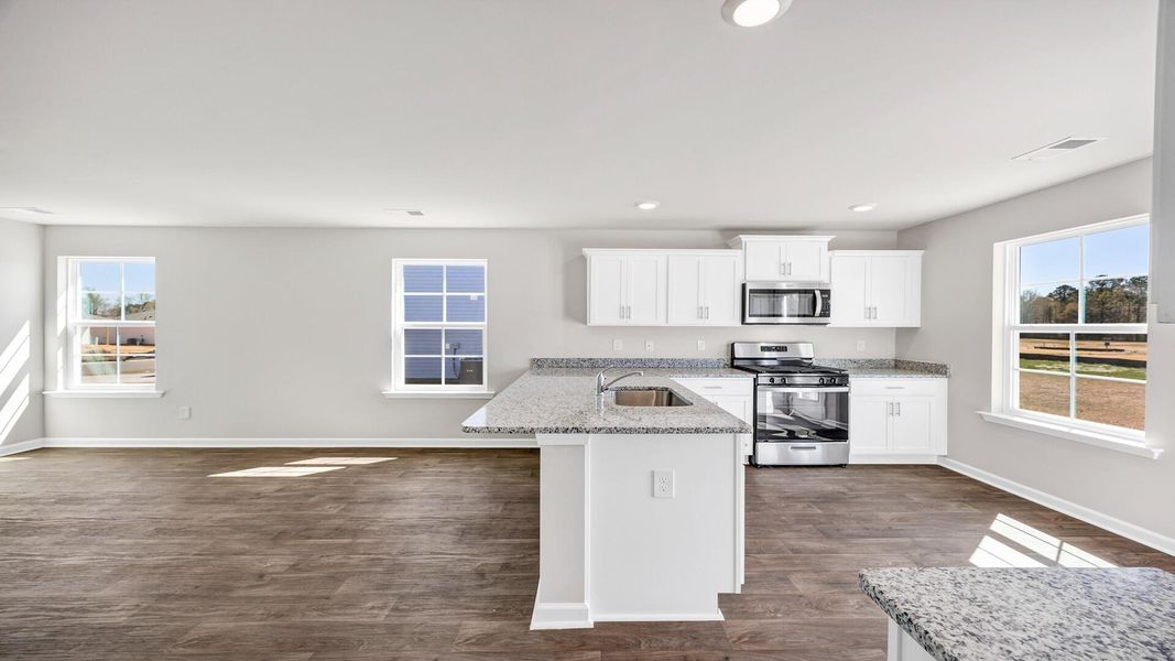 Furnished interior view inside a new home in The Park at Wilkinson, Orangeburg (Image 4).