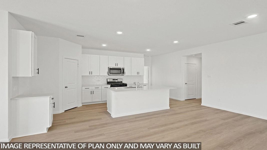 Furnished interior view inside a new home in Grand Pines, Magnolia (Image 4). Furnished interior view inside a new home in Grand Pines, Magnolia (Image 4).