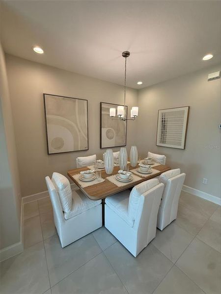 Furnished interior view inside a new home in Valencia Ridge (55+), Wesley Chapel (Image 29).