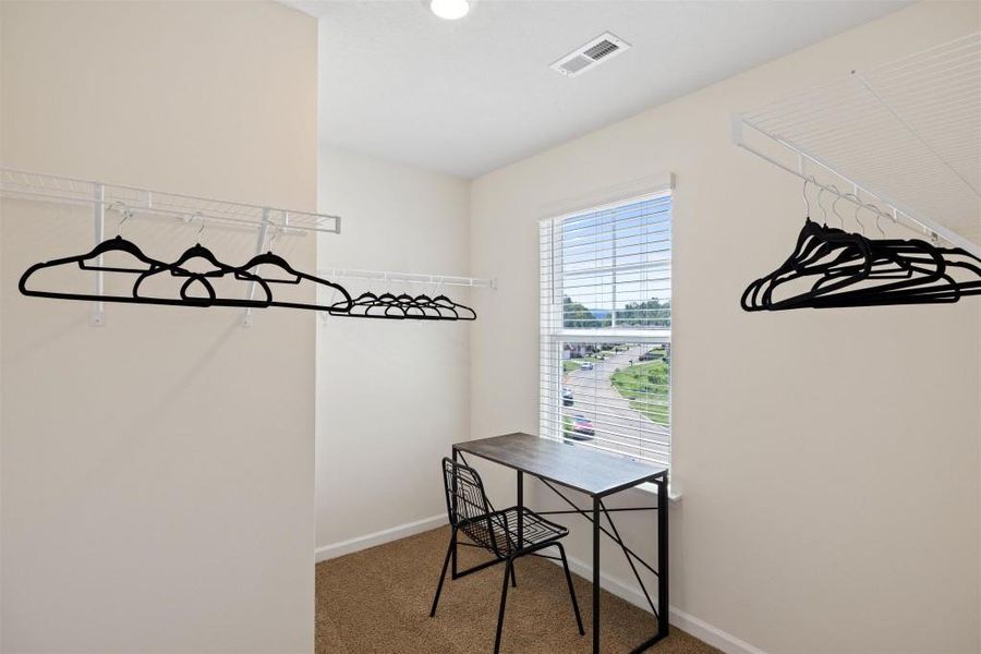 Furnished interior view inside a new home in Sheffield Highlands, Dallas (Image 9). Furnished interior view inside a new home in Sheffield Highlands, Dallas (Image 9).