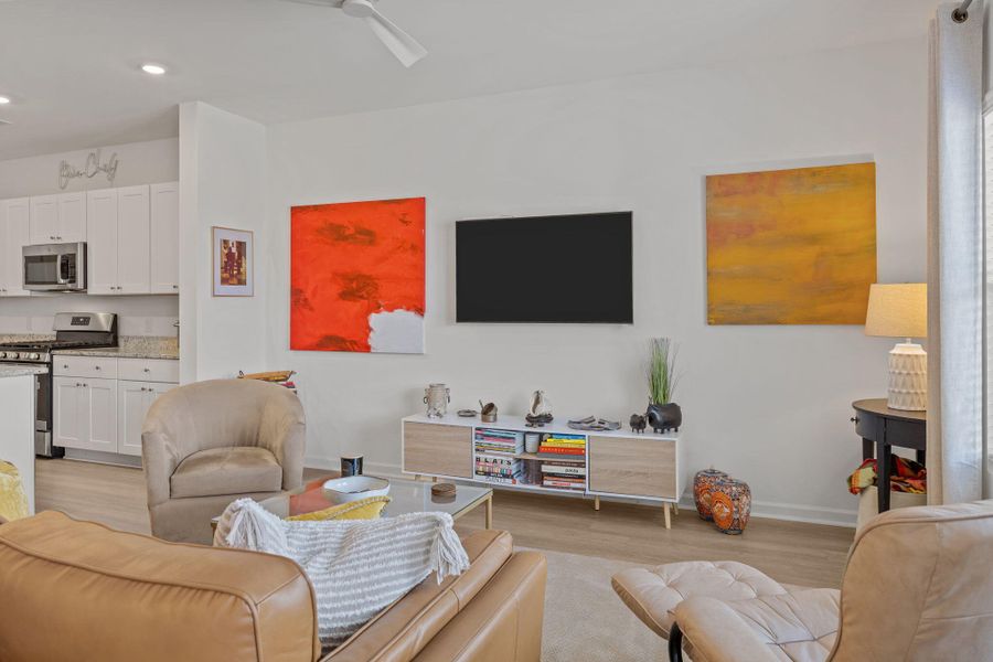 Furnished interior view inside a new home in , North Charleston (Image 9).