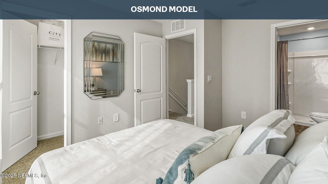 Furnished interior view inside a new home in Stokes Landing, St. Augustine (Image 18).