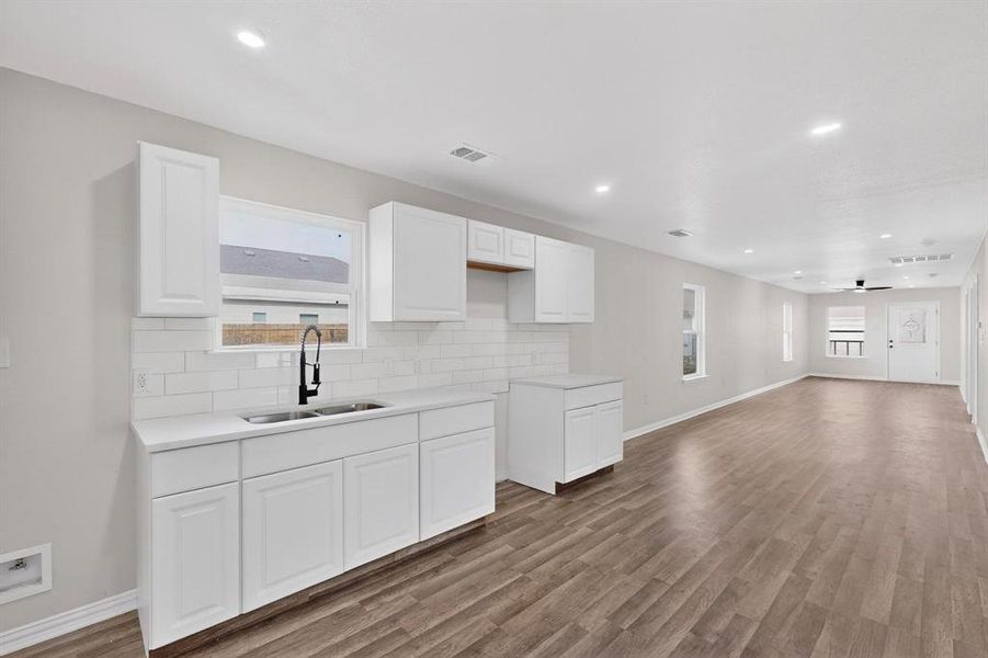 Furnished interior view inside a new home in , Dallas (Image 5).