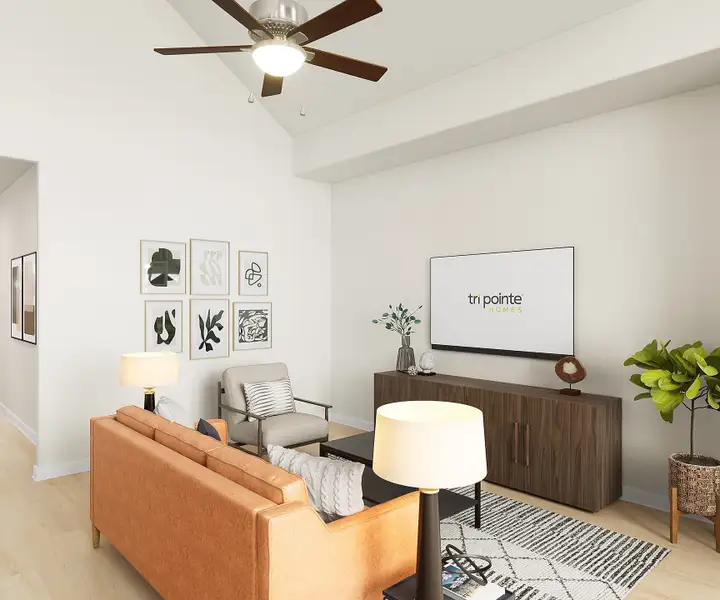 Furnished interior view inside a new home in Park Central, Georgetown (Image 12). Furnished interior view inside a new home in Park Central, Georgetown (Image 12).