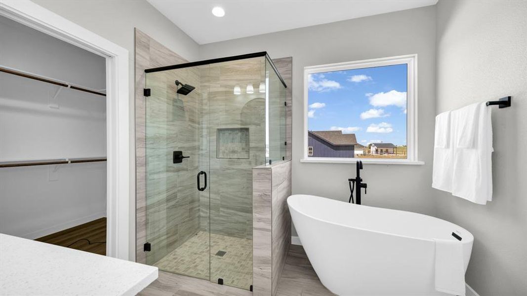 Furnished interior view inside a new home in Parallel Pastures, Poolville (Image 16).