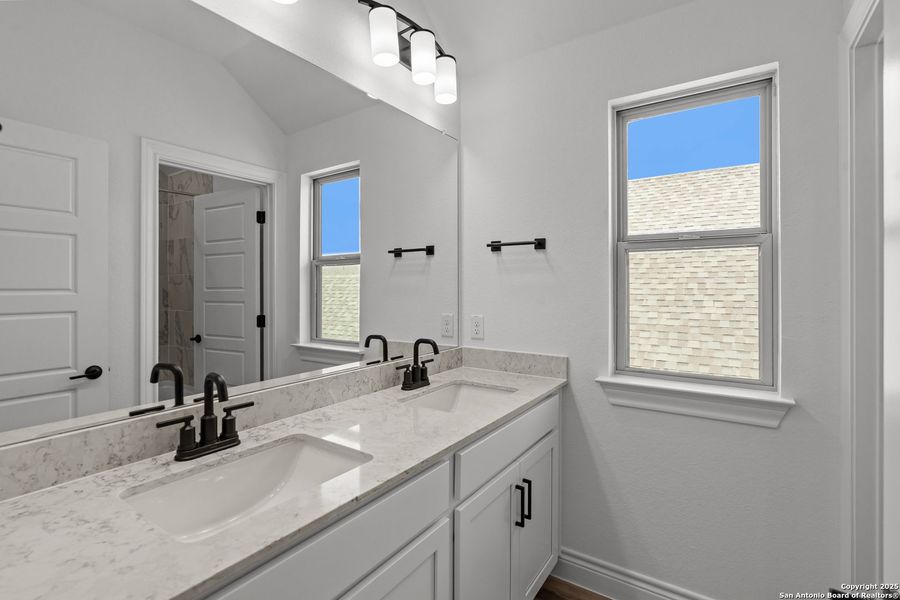 Furnished interior view inside a new home in Bison Ridge, San Antonio (Image 9).