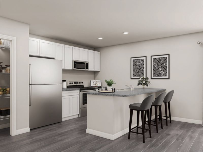 Representative furnished interior of a home built from the Madison by National HomeCorp in Courtland Place, Cleburne (Image 5).