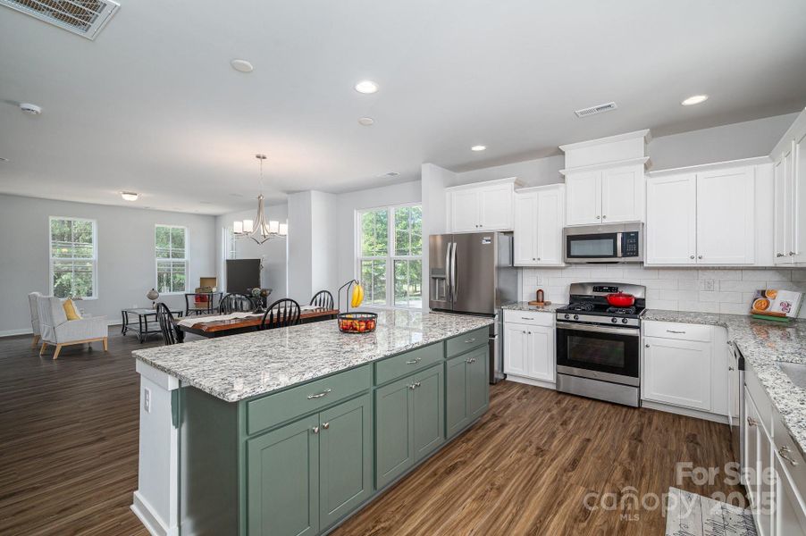 Furnished interior view inside a new home in , Huntersville (Image 13).