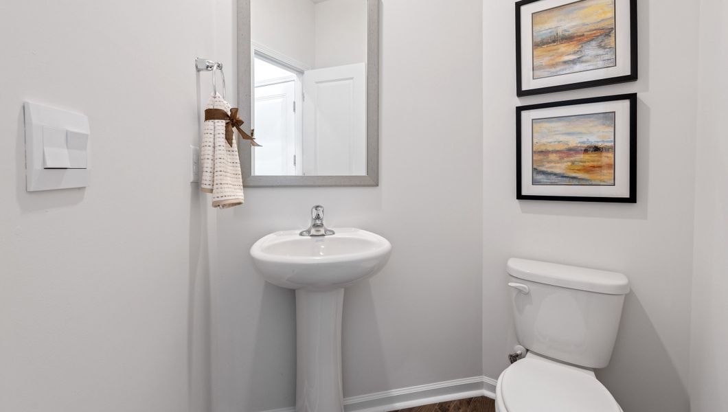 Furnished interior view inside a new home in Tanglewood Townes, Greenville (Image 17).