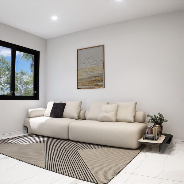 Furnished interior view inside a new home in , Florida City (Image 4).