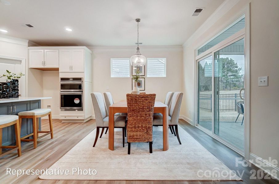 Furnished interior view inside a new home in Heritage - 55+ Community, Indian Trail (Image 16).