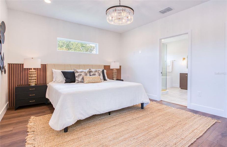 Furnished interior view inside a new home in , Palm Harbor (Image 18).