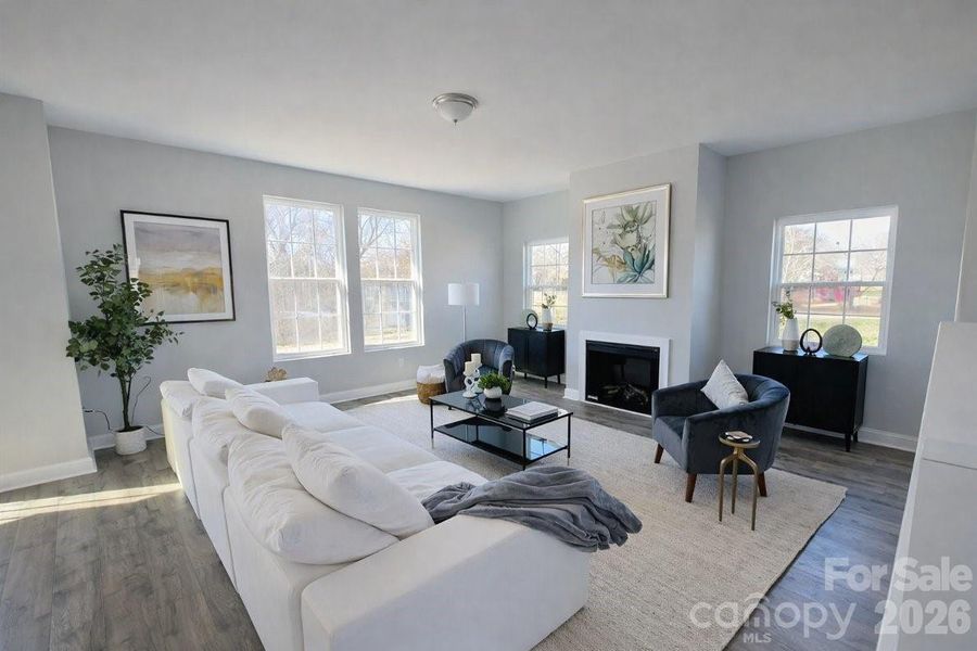 Furnished interior view inside a new home in , Monroe (Image 6).