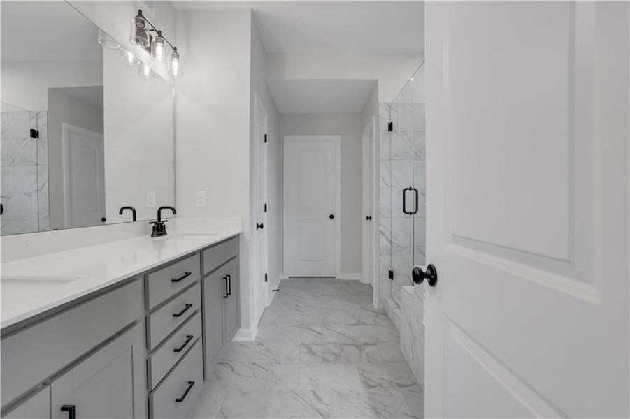 Furnished interior view inside a new home in The Paddocks at Doc Hughes, Buford (Image 16).