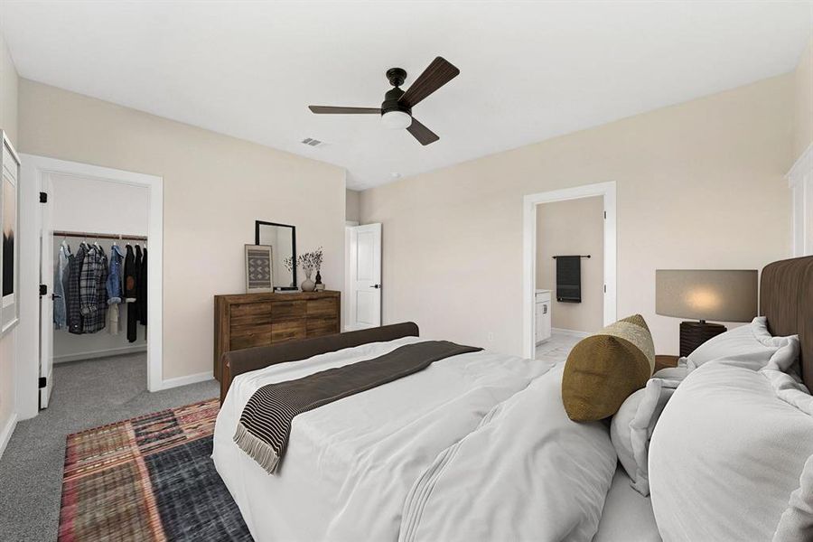 Furnished interior view inside a new home in Aspire at Noble Ridge, Howe (Image 16). Furnished interior view inside a new home in Aspire at Noble Ridge, Howe (Image 16).