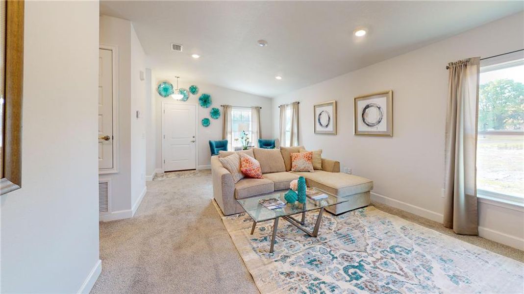Furnished interior view inside a new home in Rolling Hills, Bell (Image 30).