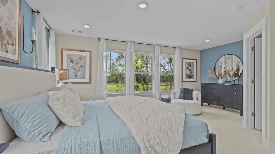 Furnished interior view inside a new home in Anna's Pointe, Simpsonville (Image 17).