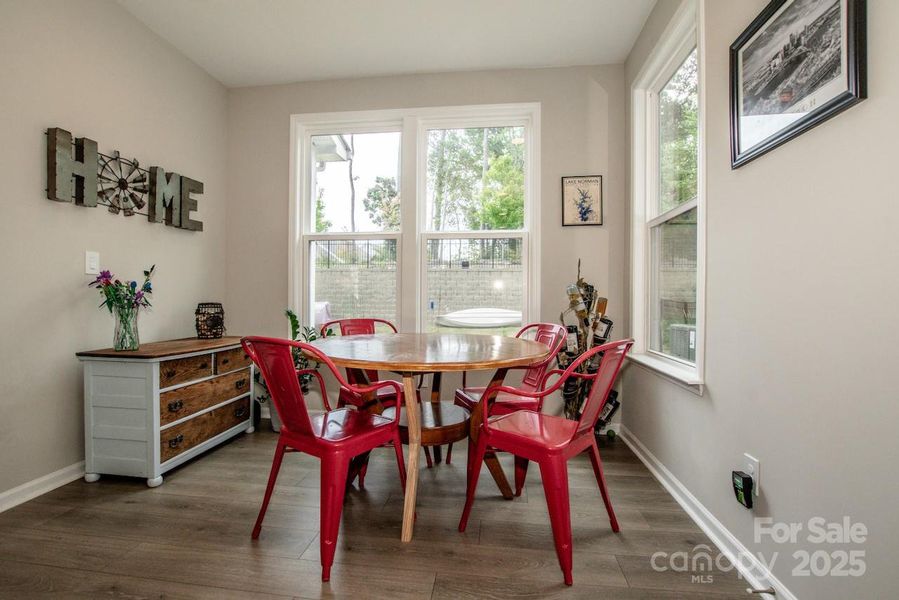 Furnished interior view inside a new home in Signature at Reid's Cove, Mooresville (Image 12).