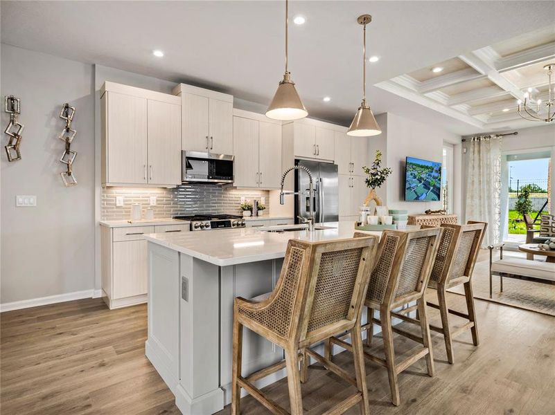 Furnished interior view inside a new home in , Lady Lake (Image 8). Furnished interior view inside a new home in , Lady Lake (Image 8).