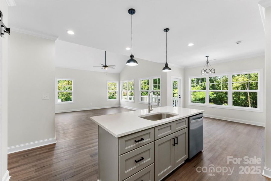 Furnished interior view inside a new home in , Gastonia (Image 8). Furnished interior view inside a new home in , Gastonia (Image 8).