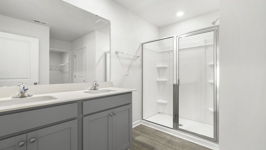 Furnished interior view inside a new home in English Farm, Archdale (Image 6).