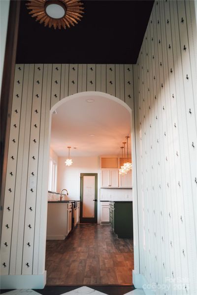 Kitchen view from the mudroom