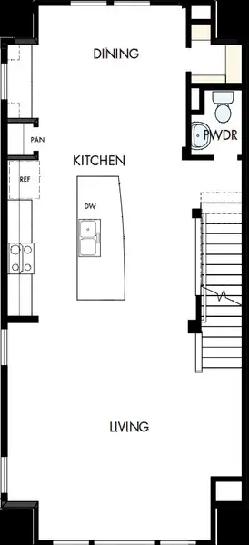 2D floor plan layout of this home in Towns at Union, St. Petersburg, FL (Image 3). 2D floor plan layout of this home in Towns at Union, St. Petersburg, FL (Image 3).